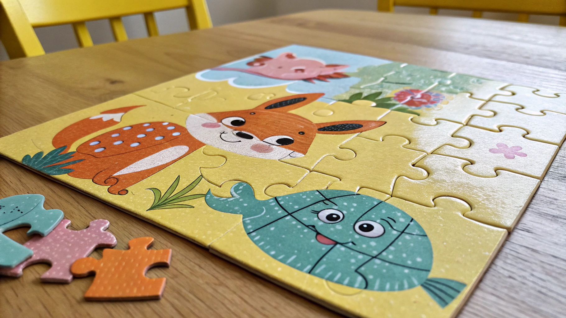 Custom precision printed puzzle pieces and artwork proofing
