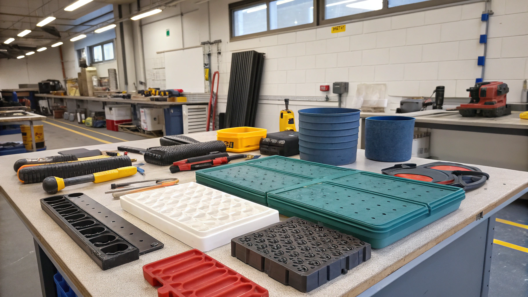 Plastics and plush materials sample laboratory